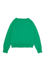 MAX & CO KNIT SWEATER WITH SMALL LOGO PATCH