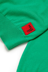 MAX & CO KNIT SWEATER WITH SMALL LOGO PATCH