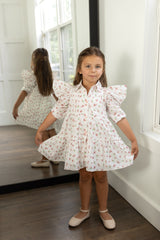 MODE AVANT PARIS TIERED FLORAL DRESS