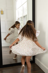 MODE AVANT PARIS TIERED FLORAL DRESS