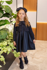 MODE AVANT PARIS 2PC MOHAIR SWEATER WITH SILK DRESS