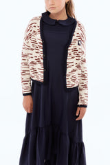 RETRO KID CHUNKY  KNIT CLASSIC CARDIGAN