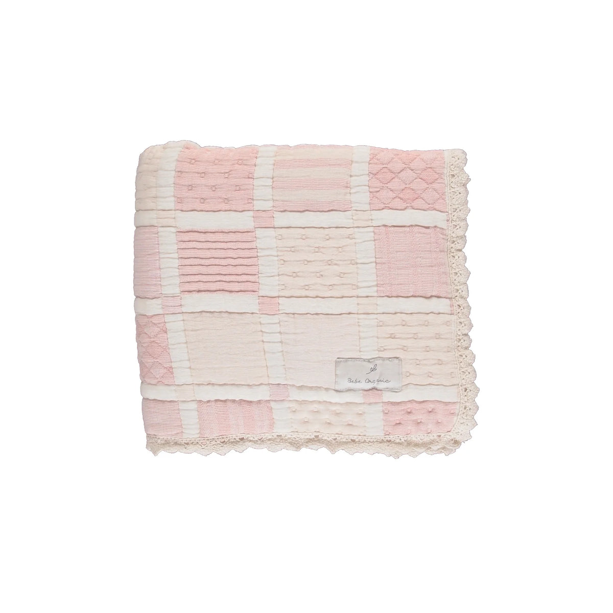 BEBE ORGANIC MAI PATCHWORK BLANKET