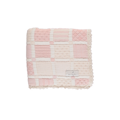 BEBE ORGANIC MIA PATCHWORK BLANKET