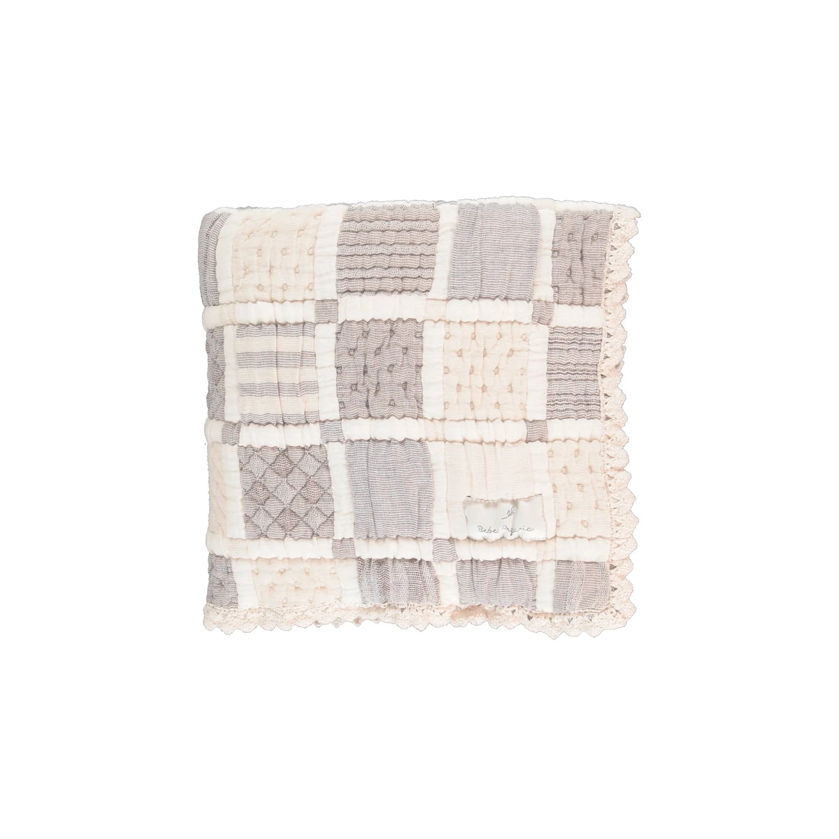 BEBE ORGANIC MAI PATCHWORK BLANKET
