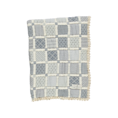 BEBE ORGANIC MAI PATCHWORK BLANKET