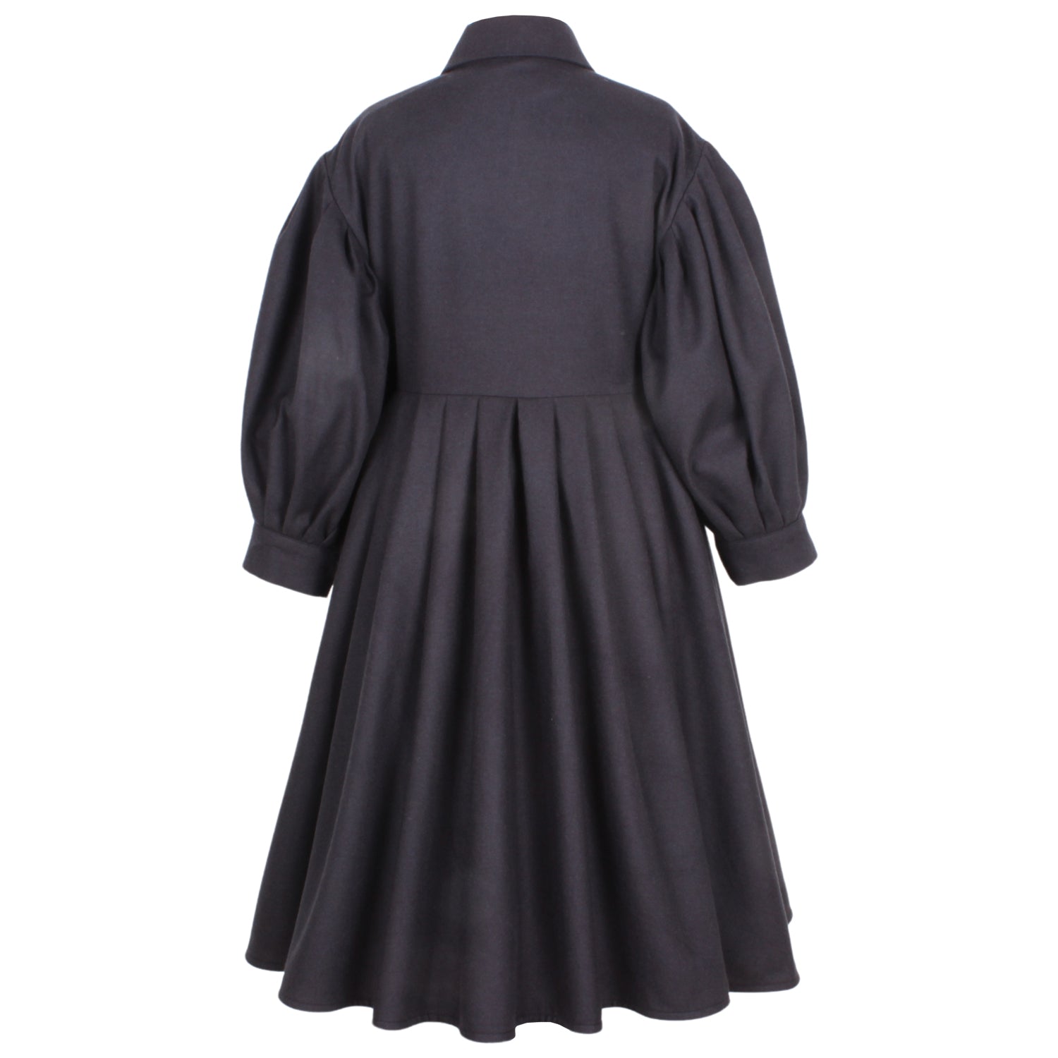 JESSIE AND JAMES MAIDEN PLEATED PUFF SLEEVE DRESS