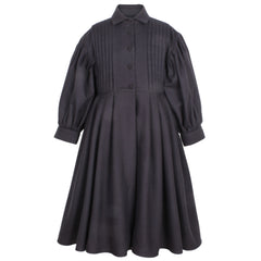 JESSIE AND JAMES MAIDEN PLEATED PUFF SLEEVE DRESS