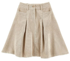PHILOSOPHY MIDI CORDUROY SKIRT