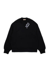 N.21 OVERSIZE N.21 ROPE LOGO DETAIL SWEATER