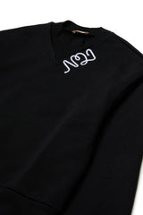 N.21 OVERSIZE N.21 ROPE LOGO DETAIL SWEATER