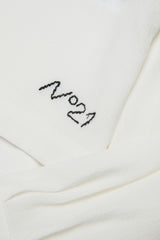 N.21 BUTTON UP BLOUSE WITH BLACK COLLAR AND TRIM