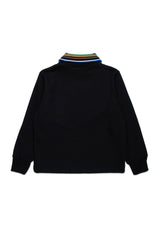 N.21 MULTICOLOR RIBBED COLLAR "N.21 POLO SWEATER