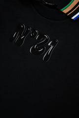 N.21 MULTICOLOR RIBBED COLLAR "N.21 POLO SWEATER