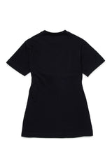 N.21 SHORT SLEEVE LOGO TSHIRT DRESS WITH WAIST TIE