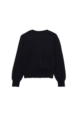 N.21 KNIT SWEATER WITH TWISTED HEM