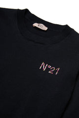 N.21 KNIT SWEATER WITH TWISTED HEM