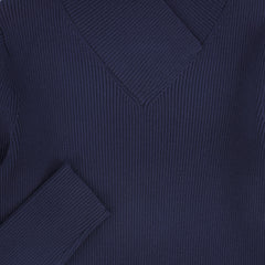 VALENTINA WRAP NECK TURTLENECK