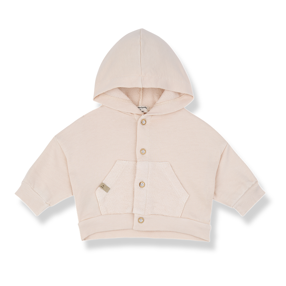 1+ IN THE FAMILY NAXOS POCKET HOODED JACKET