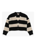 DIXIE WIDE STRIPED KNIT CARDIGAN