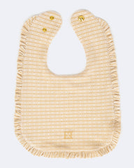 ESCADA BIB WITH RUFFLE LOGO PRINT
