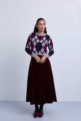 TEA PLEATED SKIRT