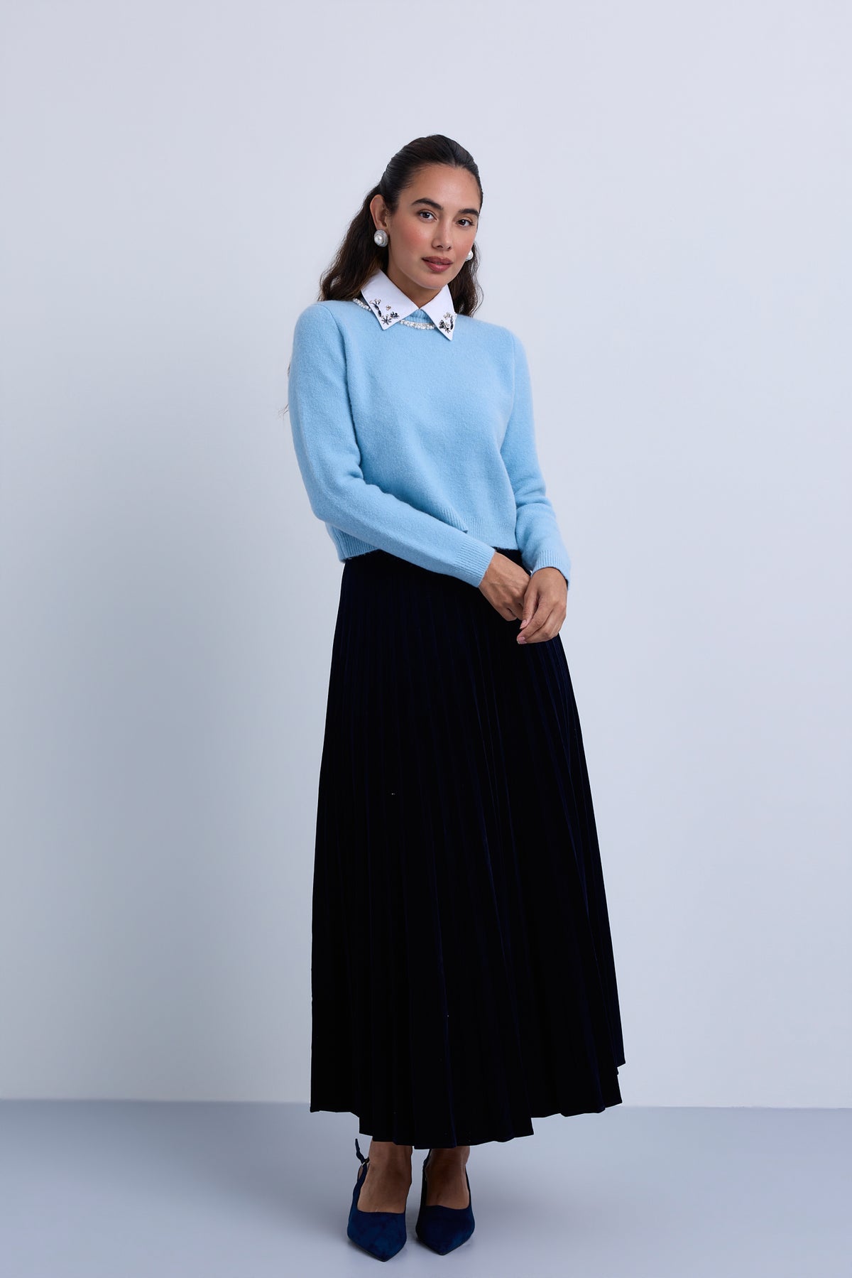 TEA COLLAR SHIRT