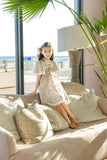 NOU NELLE VINTAGE LACED FLORAL DRESS