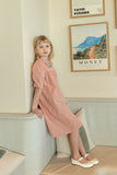 NOU NELLE 3/4 SLEEVE SCALLOP EMBROIDERED DRESS