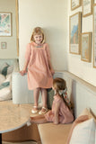 NOU NELLE 3/4 SLEEVE SCALLOP EMBROIDERED DRESS