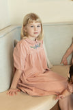 NOU NELLE 3/4 SLEEVE SCALLOP EMBROIDERED DRESS
