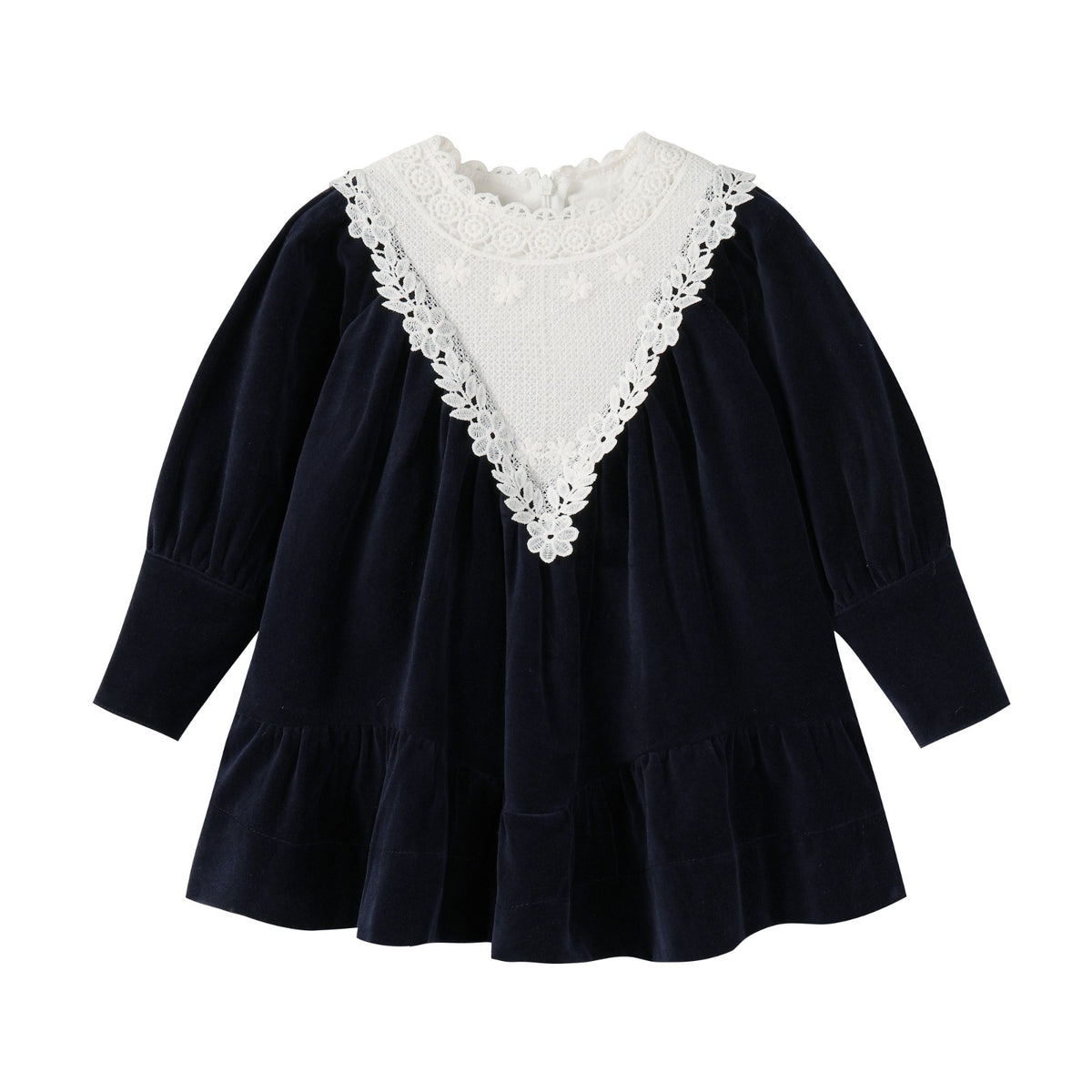 NOU NELLE CORDUROY LACE DRESS