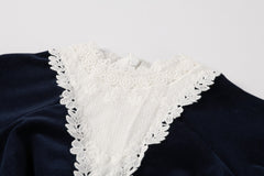 NOU NELLE CORDUROY LACE ROMPER
