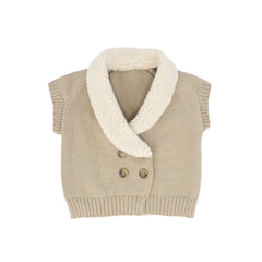 LE BOURDON KNIT SHERPA VEST