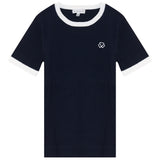BLUMINT S/S TRIM RIBBED SWEATER