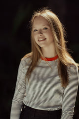 G DEGREE STRIPED T-SHIRT