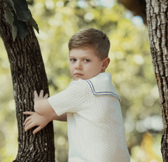 MANN 2PC SAILOR COLLAR SET