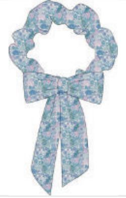 JACADI ORANGER BOW HAIR TIE