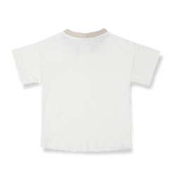 1+ IN THE FAMILY 2PC ORDIS SHORT SLEEVE TEE WITH AGULLANA 3 BUTTON OVERALL