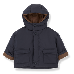 1+IN THE FAMILY 2PC REVERSIBLE BEANIE WITH PADDED HOODED JACKET