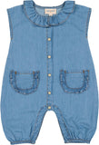 LOUIS LOUISE CHAMBRAY CROQUETTE OVERALL