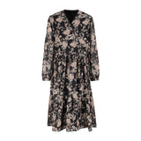 POET CHIFFON ELISE FLORAL WRAP DRESS