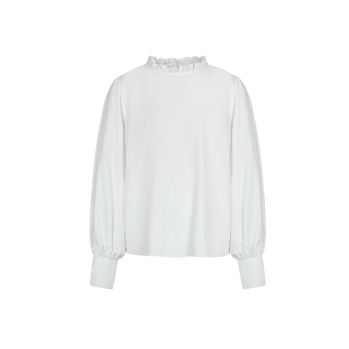 POET SADIE FUFFLE NECK BLOUSE WITH PEASANT SLEEVE