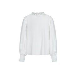 POET SADIE FUFFLE NECK BLOUSE WITH PEASANT SLEEVE