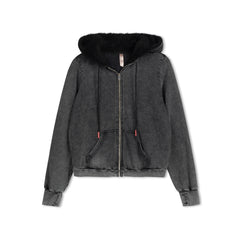 POET IRIS DENIM HOODIE TOP
