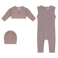 MINI P 2PC CABLE KNIT DETAIL SET