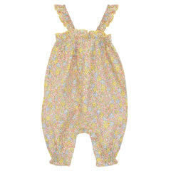 MINI P FLORAL FRILL EDGE ROMPER