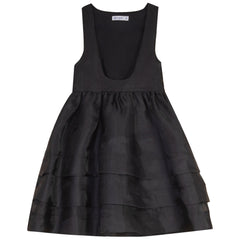 PIP+PIO 2PC ORGANZA FRILL BLOUSE WITH TIERED JUMPER