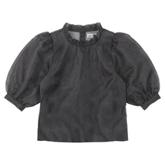 PIP+PIO 2PC ORGANZA FRILL SHIRT WITH FLORAL JUMPER