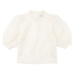 PIP+PIO 2PC ORGANZA FRILL BLOUSE WITH TIERED JUMPER